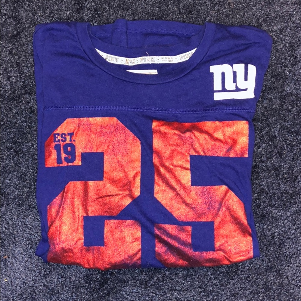 PINK NY Giants long sleeved T